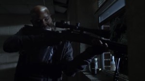 For Blood- Gabriel with a sniper rifle- AMC, The Walking Dead