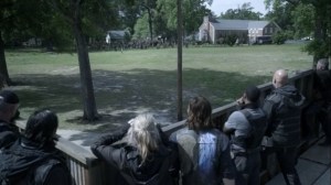 For Blood- Reapers observe walker herd- AMC, The Walking Dead