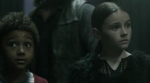 New Haunts- Daryl, RJ, and Judith in the haunted maze- AMC, The Walking Dead