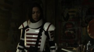 New Haunts- Rosita finds some resistance paraphernalia- AMC, The Walking Dead