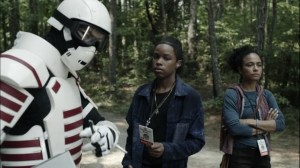 Rogue Element- Connie and Kelly arrive at the convoy- AMC, The Walking Dead