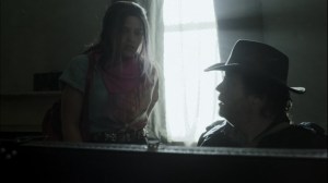 Rogue Element- Eugene and Princess investigate Roman Calhoun's apartment- AMC, The Walking Dead