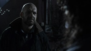 Rogue Element- Eugene asks a man if he saw Shira before she vanished- AMC, The Walking Dead