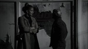 Rogue Element- People gather outside of Rudy's Plumbing- AMC, The Walking Dead