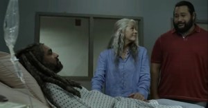 The Lucky Ones- Jerry and Carol at Ezekiel's side before surgery- AMC, The Walking Dead