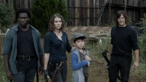 Trust- Maggie watches as Lance departs- AMC, The Walking Dead