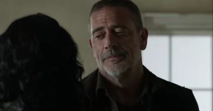 Warlords- Negan liked Annie's speech- AMC, The Walking Dead