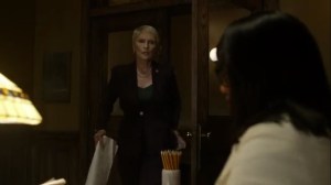 Acts of God- Pamela shows Max what's printed in the paper- AMC, The Walking Dead