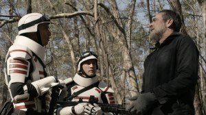 Faith- Negan asks Commonwealth soldier for extra shifts- AMC, The Walking Dead