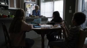 Lockdown- Carol looks at photos while her breakfast burns- AMC, The Walking Dead