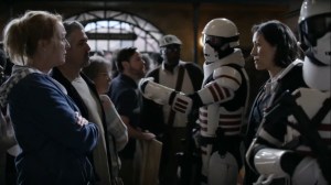 Lockdown- Yumiko speaks to the angry mob- AMC, The Walking Dead