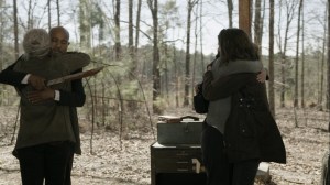 Outpost 22- Rosita and Gabriel reunite with Carol and Maggie- AMC, The Walking Dead
