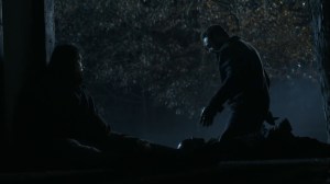 Variant- Aaron puts down the variant walker- AMC, The Walking Dead