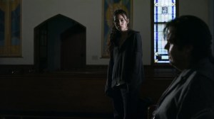 Variant- Eugene tells Rosita that he's staying to make sure Max is safe- AMC, The Walking Dead