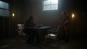 Variant- Mercer presents Max with a confession for her to sign- AMC, The Walking Dead