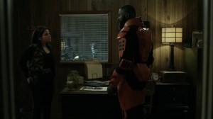 Variant- Mercer tells Princess that Pamela wants Eugene- AMC, The Walking Dead