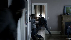 Variant- Rosita fights off two intruders- AMC, The Walking Dead