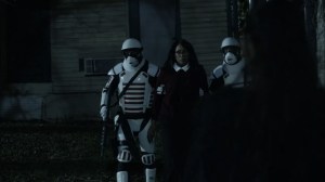 Variant- Rosita watches as Max is captured- AMC, The Walking Dead