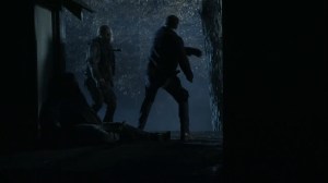 Variant- Walker variant picks up rock- AMC, The Walking Dead