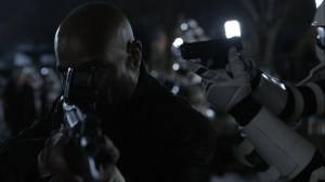 Rest in Peace- Commonwealth soldier almost shoots Gabriel- AMC, The Walking Dead