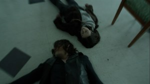 Rest in Peace- Daryl and Judith on the hospital floor- AMC, The Walking Dead