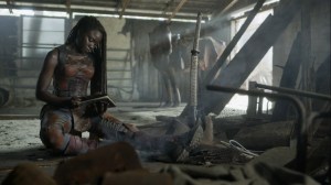 Rest in Peace- Michonne writes a note- AMC, The Walking Dead