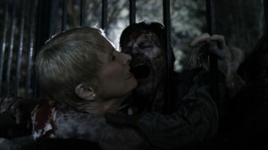 Rest in Peace- Pamela almost lets herself get bitten- AMC, The Walking Dead