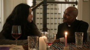 Rest in Peace- Rosita about to tell Gabriel that she's been bitten- AMC, The Walking Dead