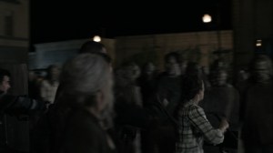 Rest in Peace- Using riot shields against the walkers- AMC, The Walking Dead