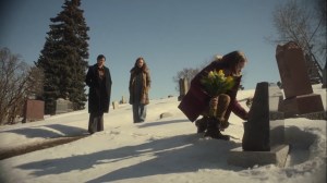Bisquik- Indira, Dot, and Scotty at Witt's grave- Fargo, FX