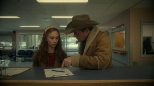 Blanket- Roy tells Nadine to sign the paperwork- Fargo, FX