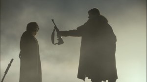 The Useless Hand- Ole Munch hands Dot a rifle- Fargo, FX